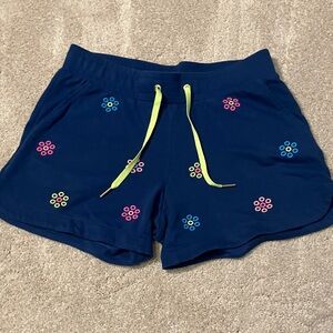 Lilly Pulitzer Navy Shorts with Neon Accents